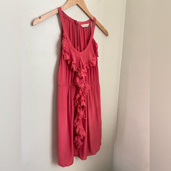 Revolve REBECCA TAYLOR Punched Cami Dress in Watermelon Size 0 - Picture 3 of 11